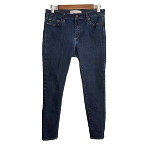 GAP 1969 Womens Dark Wash Mid Rise True Skinny Ankle Jeans Size 30R